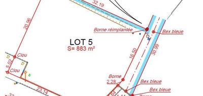 Terrain à Manosque en Alpes-de-Haute-Provence (04) de 883 m² à vendre au prix de 184800€ - 2