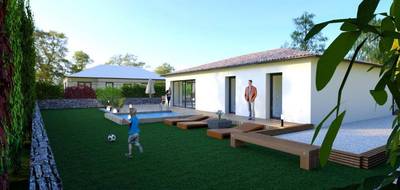 Terrain et maison à La Balme-les-Grottes en Isère (38) de 90 m² à vendre au prix de 212000€ - 2