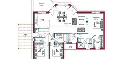 Terrain et maison à Saint-Lon-les-Mines en Landes (40) de 107 m² à vendre au prix de 329000€ - 4