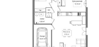 Terrain et maison à Bessan en Hérault (34) de 75 m² à vendre au prix de 258000€ - 4