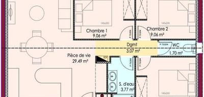 Terrain et maison à Le Pian-Médoc en Gironde (33) de 65 m² à vendre au prix de 220000€ - 3