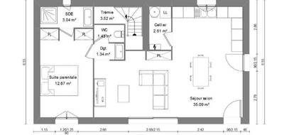 Terrain et maison à Draguignan en Var (83) de 80 m² à vendre au prix de 385000€ - 3