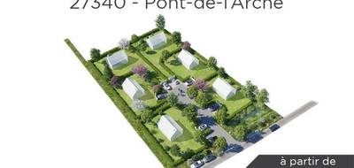 Terrain à Pont-de-l'Arche en Eure (27) de 529 m² à vendre au prix de 92500€ - 1