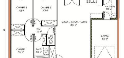 Terrain et maison à Apremont en Vendée (85) de 76 m² à vendre au prix de 250000€ - 4