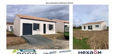 Terrain et maison à Ferrières en Charente-Maritime (17) de 70 m² à vendre au prix de 209000€ - 2