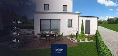 Terrain et maison à Plumaugat en Côtes-d'Armor (22) de 74 m² à vendre au prix de 240000€ - 1