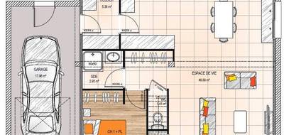 Terrain et maison à Mauges-sur-Loire en Maine-et-Loire (49) de 133 m² à vendre au prix de 287000€ - 4