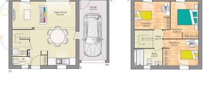 Terrain et maison à Changé en Sarthe (72) de 74 m² à vendre au prix de 389000€ - 3