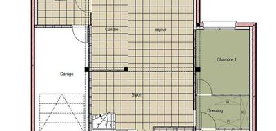 Terrain et maison à Aubigné-Racan en Sarthe (72) de 108 m² à vendre au prix de 249000€ - 4