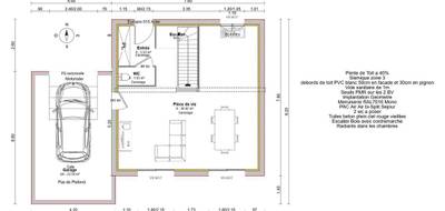 Terrain et maison à Ruy-Montceau en Isère (38) de 87 m² à vendre au prix de 275000€ - 3