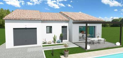 Terrain et maison à Villeneuve-de-Berg en Ardèche (07) de 96 m² à vendre au prix de 279300€ - 2