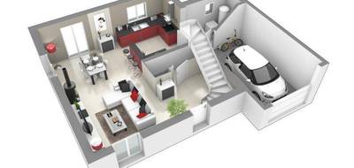 Terrain et maison à Morestel en Isère (38) de 91 m² à vendre au prix de 309610€ - 3