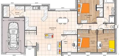 Terrain et maison à Seiches-sur-le-Loir en Maine-et-Loire (49) de 115 m² à vendre au prix de 298700€ - 4