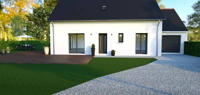 Terrain et maison à Parçay-Meslay en Indre-et-Loire (37) de 130 m² à vendre au prix de 348000€ - 2