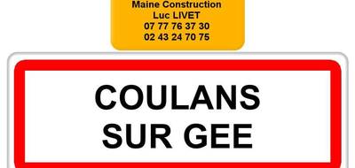 Terrain à Coulans-sur-Gée en Sarthe (72) de 405 m² à vendre au prix de 40000€ - 3