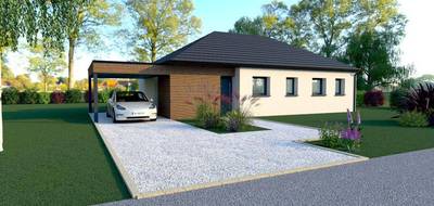 Terrain et maison à Hersin-Coupigny en Pas-de-Calais (62) de 90 m² à vendre au prix de 275724€ - 1