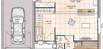 Terrain et maison à Cernusson en Maine-et-Loire (49) de 124 m² à vendre au prix de 322000€ - 4