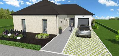 Terrain et maison à Sains-en-Gohelle en Pas-de-Calais (62) de 90 m² à vendre au prix de 247600€ - 1