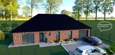 Terrain et maison à Villers-au-Tertre en Nord (59) de 140 m² à vendre au prix de 353000€ - 1