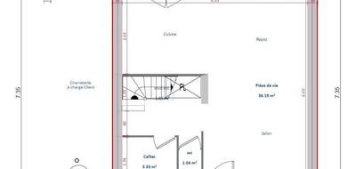 Terrain et maison à Pussay en Essonne (91) de 89 m² à vendre au prix de 230249€ - 4