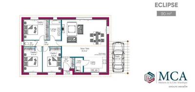 Terrain et maison à Plassay en Charente-Maritime (17) de 91 m² à vendre au prix de 208785€ - 4