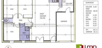 Terrain et maison à Saint-Jean-de-Monts en Vendée (85) de 83 m² à vendre au prix de 237700€ - 3