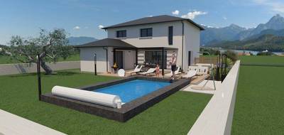Terrain et maison à Bâgé-Dommartin en Ain (01) de 140 m² à vendre au prix de 454000€ - 1