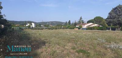 Terrain à Callian en Var (83) de 1381 m² à vendre au prix de 248580€ - 1