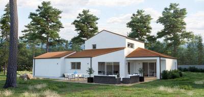 Terrain et maison à Le Gué-d'Alleré en Charente-Maritime (17) de 143 m² à vendre au prix de 364510€ - 1