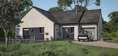 Terrain et maison à Saint-Vrain en Essonne (91) de 90 m² à vendre au prix de 305600€ - 1