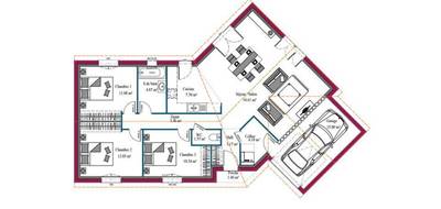 Terrain et maison à Saint-Germain-et-Mons en Dordogne (24) de 95 m² à vendre au prix de 226132€ - 4