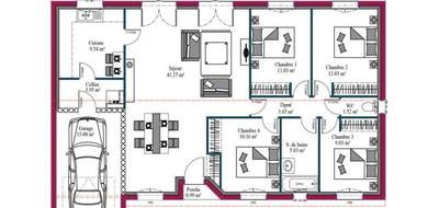 Terrain et maison à Salles en Gironde (33) de 92 m² à vendre au prix de 349000€ - 4