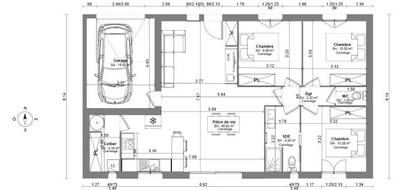 Terrain et maison à Margon en Hérault (34) de 85 m² à vendre au prix de 240000€ - 3