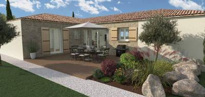 Terrain et maison à Saint-Privat en Ardèche (07) de 99 m² à vendre au prix de 310000€ - 1