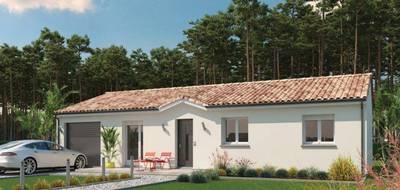 Terrain et maison à Saint-Pierre-du-Mont en Landes (40) de 90 m² à vendre au prix de 244400€ - 1