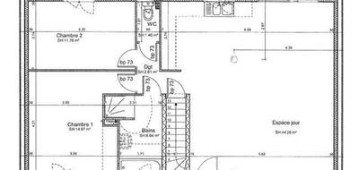 Terrain et maison à Cany-Barville en Seine-Maritime (76) de 81 m² à vendre au prix de 199000€ - 4