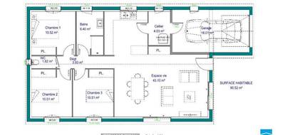 Terrain et maison à Boisseuil en Haute-Vienne (87) de 90 m² à vendre au prix de 241960€ - 3