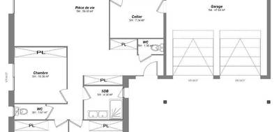 Terrain et maison à Mettray en Indre-et-Loire (37) de 109 m² à vendre au prix de 345000€ - 1