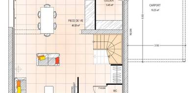 Terrain et maison à Rives-du-Loir-en-Anjou en Maine-et-Loire (49) de 100 m² à vendre au prix de 249800€ - 4