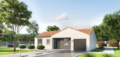 Terrain et maison à Sainte-Flaive-des-Loups en Vendée (85) de 78 m² à vendre au prix de 252257€ - 1