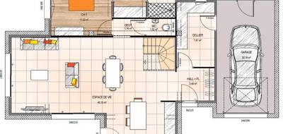 Terrain et maison à Mazé-Milon en Maine-et-Loire (49) de 125 m² à vendre au prix de 357500€ - 4