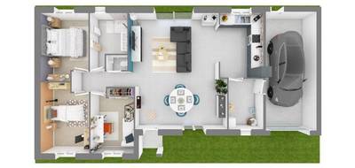 Terrain et maison à Orçay en Loir-et-Cher (41) de 100 m² à vendre au prix de 197140€ - 2