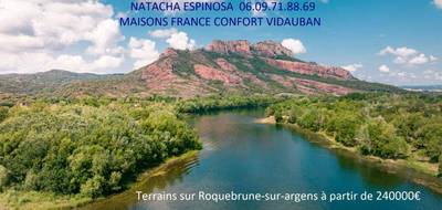 Terrain à Roquebrune-sur-Argens en Var (83) de 692 m² à vendre au prix de 240000€ - 1