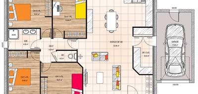 Terrain et maison à Écouflant en Maine-et-Loire (49) de 100 m² à vendre au prix de 340000€ - 4