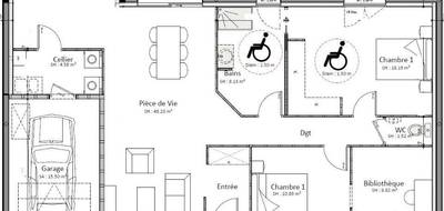 Terrain et maison à Sargé-lès-le-Mans en Sarthe (72) de 100 m² à vendre au prix de 345000€ - 4