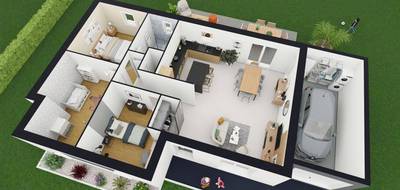 Terrain et maison à Callengeville en Seine-Maritime (76) de 80 m² à vendre au prix de 154000€ - 2