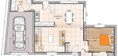 Terrain et maison à Corzé en Maine-et-Loire (49) de 100 m² à vendre au prix de 298700€ - 4