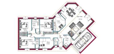 Terrain et maison à Montguyon en Charente-Maritime (17) de 115 m² à vendre au prix de 225000€ - 4