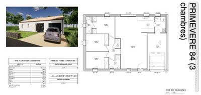 Terrain et maison à Le Poiré-sur-Vie en Vendée (85) de 84 m² à vendre au prix de 203800€ - 3