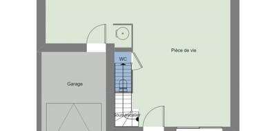Terrain et maison à La Vraie-Croix en Morbihan (56) de 86 m² à vendre au prix de 234000€ - 4